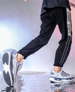 高品質ハイキングメンズホワイトスポーツプレーンホワイト高さ増加スニーカーシューズ男性用ウォーキングシューズ新しいスタイル2024 - Product Image 5