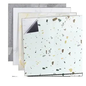 乙烯基瓷砖2毫米3毫米胶水下乙烯基木板聚氯乙烯地板干背地板不干胶贴纸