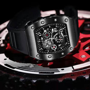 Reloj de hombre Darth <span class=keywords><strong>Vader</strong></span> 1705 resistente al agua que brilla en la oscuridad hueco de cuarzo automático de tendencia de moda informal - Product Image 4