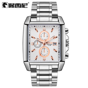<span class=keywords><strong>Reloj</strong></span> deportivo <span class=keywords><strong>de</strong></span> cuarzo para <span class=keywords><strong>hombre</strong></span>, cronógrafo cuadrado luminoso, resistente al agua, <span class=keywords><strong>de</strong></span> marca <span class=keywords><strong>de</strong></span> lujo, gran oferta - Product Image 6