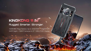 Smartphone Cubot Kingkong 11 5G Étanche 10200mAh Caméra de vision nocturne 6,72 pouces 108MP Caméra principale 16+256Go Android 15 Téléphone - Product Image 3