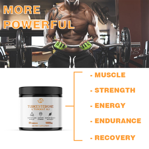 Suplemento de Turkesterona y Tongkat Ali OEM/ODM, Ajuga Turkestanica, Favorece la Resistencia, el Crecimiento Muscular Magro y la Recuperación - Product Image 3