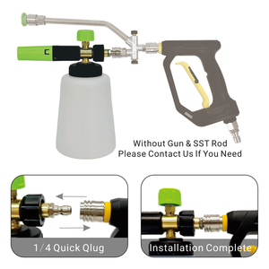 Bán buôn công suất lớn kim loại Súng phun bọt 1.5L chai tuyết bọt pháo pháo - Product Image 3