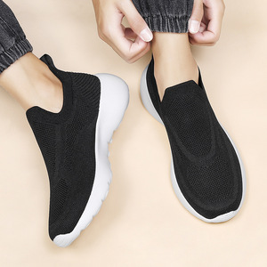 Venta caliente Hombres Mujeres Slip on Casual Zapatos de vestir Zapatillas anchas <span class=keywords><strong>para</strong></span> caminar Soporte de arco ortopédico Cómodo Ligero Antideslizante - Product Image 3