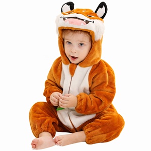 Fantasia de Inverno para Bebês Michley, Roupas para Meninos, 100% Flanela, Roupas Quentes para Meninas, Macacão de Animais para Bebês - Product Image 4