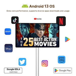 สมาร์ททีวีไร้สายขนาด 21.5 นิ้ว พร้อมแบตเตอรี่ ระบบแอนดรอยด์ 13 จอแสดงผลแบบพกพา หมุนได้ จอ LCD สำหรับห้องครัว/ห้องนั่งเล่น ได้รับการรับรอง - Product Image 4