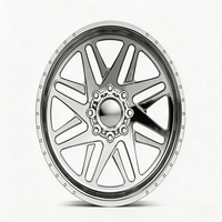 SL 20X14 30X12 28X16 24X12 Roda Truk Tempa Tunggal Super Poles Khusus dengan 8X170 8X180 6X135 Deep Lip untuk Ford F150 F250
