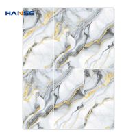 Carrelage Grès Cérame Glaçuré Effet Marbre Blanc Design Moderne 60x120 Plein Poli pour Sols de Salon et Applications en Appartement