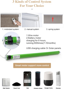 <span class=keywords><strong>Batteria</strong></span> elettrica del motore orizzontale Motorizzato Tende <span class=keywords><strong>A</strong></span> Rullo con tende motore - Product Image 5