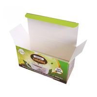 Emballages personnalisés pour thé énergétique à l'hibiscus biologique, impression quadricolore, gaufrage, laminage mat, matériaux recyclés