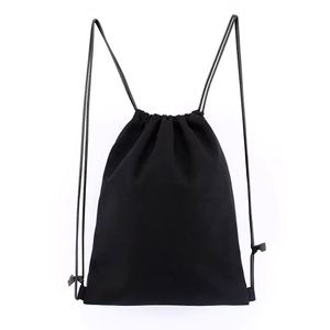 Sac à cordon personnalisé en toile de polyester 210D, sac d'emballage en coton recyclable pour cadeaux d'entreprise et promotions - Product Image 1