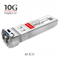 Module SFP+ 10G SMF Duplex LC 1310nm 40km Transceiver Optique Fibre Industrielle