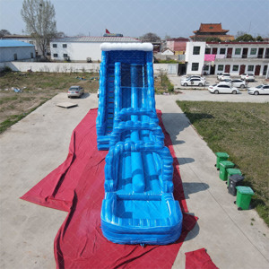 สไลเดอร์น้ำแบบ30ft สำหรับผู้ใหญ่แบบกำหนดเองใหม่สไลด์น้ำแบบกระโดดสำหรับสนามเด็กเล่นแบบเขตร้อน - Product Image 6