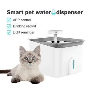 beliebtestes haustierprodukt app mobile steuerung 3,5 l kapazität intelligenter wasserspender katze und hund automatischer haustierbrunnen