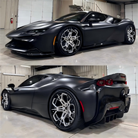 JWYC Nouvelles jantes chromées en 2 pièces de 17 à 24 pouces 5x114.3 5x120 Jantes forgées personnalisées pour BMW Benz Porsche Ferrari Corvette Maserati