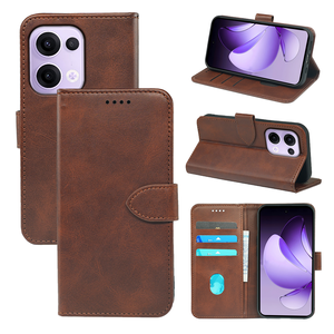 Las mejores <span class=keywords><strong>ofertas</strong></span> de fundas de teléfono móvil de cuero de lujo para <span class=keywords><strong>OPPO</strong></span> Reno10 Pro CPH2541 Flip Magnetic Wallet Phone Cover - Product Image 1