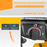 Perceuse électrique domestique professionnelle 20V haute puissance marteau sans brosse de qualité industrielle batterie Lithium-Ion sans fil Portable