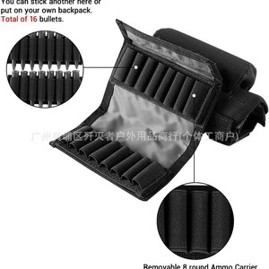 Bolso táctico multifuncional 98K con acción de <span class=keywords><strong>cerrojo</strong></span>, soporte para la patada, apoyo para la mejilla y bolsa para municiones para rifles de caza - Accesorio unisex - Product Image 4