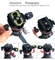 YuSen Factory Tripod kamera aluminium, dudukan Tripod meja Mini portabel, dudukan penyangga kamera aluminium profesional unik untuk ponsel