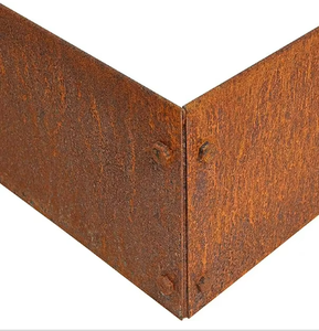 Recinzione da Giardino Bordo per Aiuole Bordura Decorativa per Paesaggistica in Acciaio Corten - Product Image 1