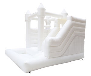 Château gonflable blanc WINSUN 2024 pour mariage, château gonflable pour fête, château gonflable pour événements en plein air - Product Image 1