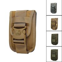 Sac tactique de ceinture universel pour l'extérieur, système Molle Uility Holster Edc, pochette de portefeuille, pochette verticale pour téléphone portable