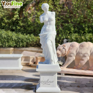 Estatua de la Diosa Griega <span class=keywords><strong>Venus</strong></span> en Mármol Blanco en Venta - Product Image 5