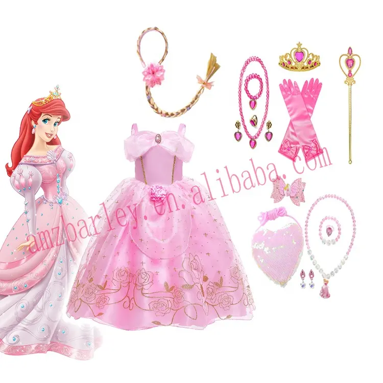 Déguisement de carnaval, fête d'halloween, anniversaire, déguisements de télévision et de film, robe de princesse Bella Elsa pour filles, rôle de raiponce, Cosplay