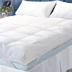 Colchón de algodón blanco <span class=keywords><strong>Topper</strong></span> de tela de microfibra colchón <span class=keywords><strong>Topper</strong></span> Hotel para cinco estrellas - Product Image 1
