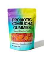 Kombucha Probiotique Certifié Halal/Kosher à Marque Blanche OEM, Fibres Prébiotiques, 1 Milliard d'UFC, Soutien Immunitaire, Beauté et Équilibre Féminin