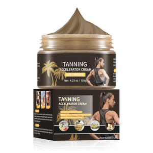 Aceite de <span class=keywords><strong>bronceado</strong></span> marrón con brillo ultra oscuro personalizado, crema aceleradora de <span class=keywords><strong>bronceado</strong></span>, crema de <span class=keywords><strong>bronceado</strong></span> facial corporal orgánica, ingredientes minerales a base de hierbas, OEM - Product Image 1