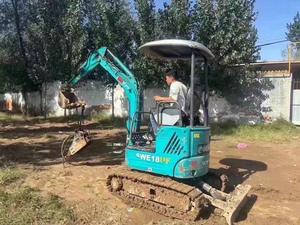 ¡Gran Oferta! Miniexcavadora SWE18 de 2 Toneladas Fabricada en China |   Caja de Cambios para Motor Cummins |   Excavadora Usada con Orugas de Goma para Trabajos Agrícolas y de Jardinería - Product Image 2