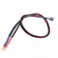 Câble d'alimentation IEC C14 résistant aux hautes températures, faisceau de câbles tressé de 6 mm² avec gaine de protection pour équipement de stockage d'énergie