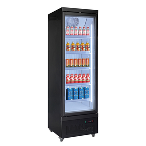 Vitrina Refrigerada Vertical Comercial con Puerta de Acero para Bebidas, Puerta Única, para <span class=keywords><strong>Supermercados</strong></span>, Restaurantes y Tiendas, con Certificación NSF - Product Image 1