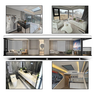Maison conteneur à capsule spatiale personnalisée Maison capsule préfabriquée <span class=keywords><strong>Hôtel</strong></span> avec système intelligent - Product Image 6