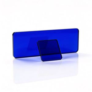 Feuille de verre optique bleue filtrante personnalisée <span class=keywords><strong>QB29</strong></span> QB26 QB24 pour instruments - Product Image 5