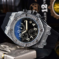 Montre Homme Fenyi en Silicone et Alliage de Verre à Quartz, Classique Originale de Haute Qualité, Décontractée, Incrustée de Diamants, pour Garçons - Vente en Gros