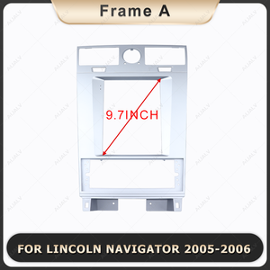 Aijia Écran tactile radio FM 9.7 pouces pour <span class=keywords><strong>LINCOLN</strong></span> <span class=keywords><strong>NAVIGATOR</strong></span> 2005-<span class=keywords><strong>2006</strong></span> Adapt to Auto MP4 MP5 GPS Carplay Navigation Frame Refitting - Product Image 4