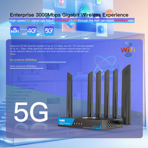 Enrutador inalámbrico SDX75 RM503QPRO 5G con ventilador NSA SA 3000Mbps <span class=keywords><strong>Mesh</strong></span> 5G CPE VPN Server IMEI Cambiar ranura para tarjeta SIM Tipo de módem - Product Image 5