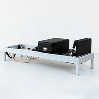 Machine de Pilates Reformer en aluminium avec logo personnalisé pour la maison, la salle de sport et le studio – Lit d'exercice pour yoga et Pilates