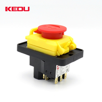 Interrupteur magnétique KEDU KJD18 400V 7 broches, interrupteur intégré pour machine à travailler le bois, fourni par l'usine