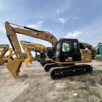 Excavadora de cadenas usada Caterpillar CAT313D2GC de 13 toneladas, alta eficiencia, bajo consumo de combustible, lista para enviar