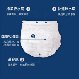 Pads absorbants médicaux XL pour adultes, soins d'incontinence pour patients alités, jetables, 10 pièces - Product Image 2