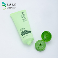 Tube cosmétique vide en PE de 40 mm avec bouchon à clapet, impression de logo personnalisée pour crème dépilatoire, vente en gros