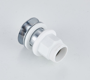 Vanne Click Clack Moderne en Laiton Chromé pour <span class=keywords><strong>Lavabo</strong></span> d'Hôtel, Siphon Anti-odeur pour Évier, Drain de <span class=keywords><strong>Lavabo</strong></span> Pop-Out - Product Image 3