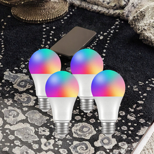 Tuya <span class=keywords><strong>Wifi</strong></span>/ZigBee Điện <span class=keywords><strong>LED</strong></span> Bóng Đèn 9W RGB Thông Minh Ánh Sáng Alexa Google Nhà Tương Thích Android Tùy Chỉnh Nhà Thông Minh Thiết Bị - Product Image 2