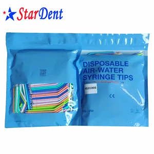 Dental Plastic Air Water Syringe Tips For Three Way Syringe Dental Disposable Consumables Materials
