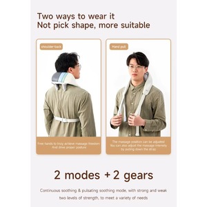 New Mini 6D Electric Pulse Beauty Shiatsu Manual Low Frequency Pulse Neck and Back Massager With Soothing <b>Heat</b> - Product Image 4