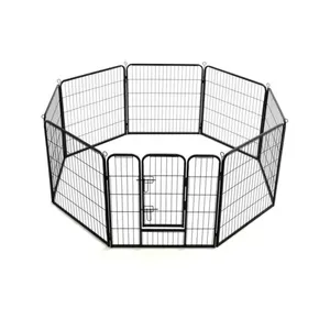 Toptan Yüksek Kaliteli Çoklu Boyutlarda Köpek Çiti Kulübesi Ucuz Metal Katlanabilir Çelik Evcil Hayvan Köpek Oyun Parkı - Product Image 2