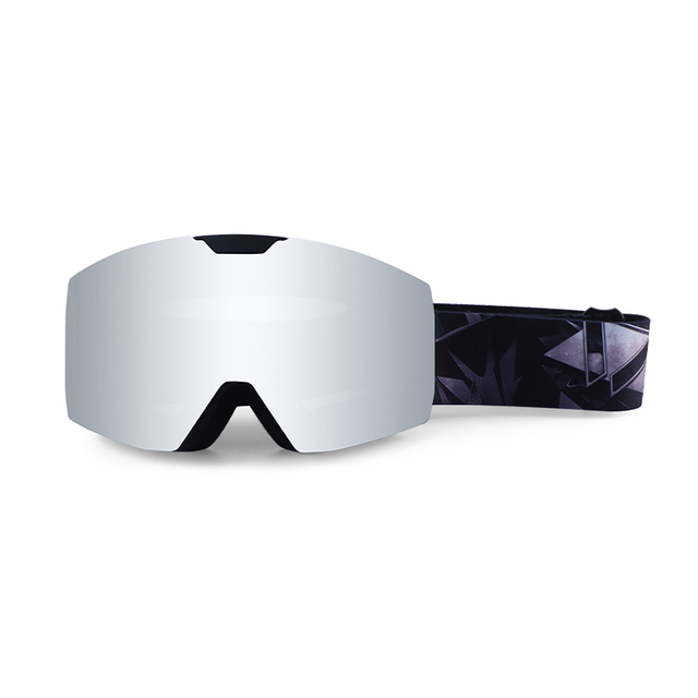 Ready to Ship TUP Frameless Magnetic Lens UV400 Protection Triple Layer Sponges Winter Snow Ski Goggles for Skiing Snowmobile